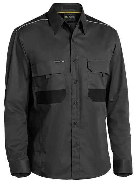 Bisley Workwear Flex & Move™ Mechanical Stretch Shirt Long Sleeve BS6133 - City Workwear